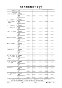 顾客满意度调查情况登记表(1)