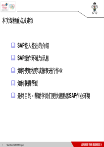 SAP操作入门导览