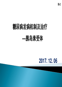 糖尿病发病机制和治疗