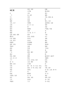 中考英语词汇表默写