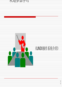 UNIX操作系统介绍培训(PPT-59张)