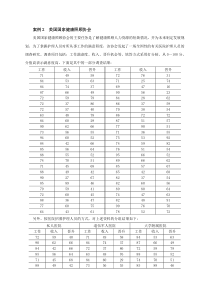 统计学专业经典案例分析