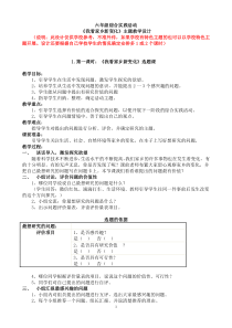 六年级综合实践活动《我看家乡新变化》主题教学设计201803