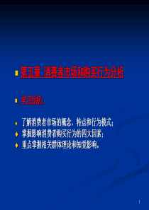 05第五章 消费者市场和购买行为分析