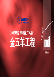 佳美广告-年度市场推广方案金五羊工程