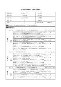 公益信托部市场推广专责职务说明书