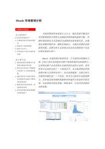 Oracle市场营销分析