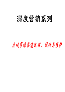 区域市场渠道选择、设计与维护1-2[1]