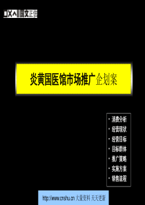 炎黄国医馆市场推广企划案--damonwu@msn.cn