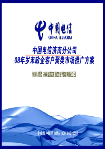 电信政企客户聚类市场推广活动策划方案(ppt 40) 