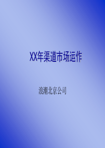 浪潮北京公司渠道市场运做培训讲稿（PPT 69页）