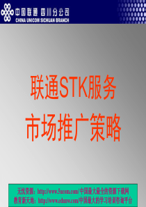 联通STK服务市场推广策略