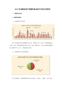 XXXX年成都房地产别墅和商业地产市场分析年报_17页