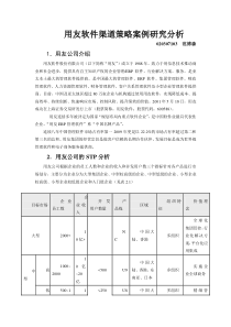 用友渠道案例分析