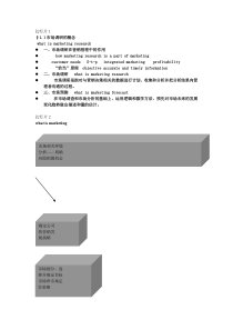 市场调查与预测1