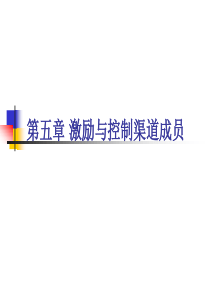 第五章激励与控制渠道成员XXXX0510