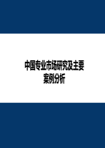 市场调查与预测相关案例（DOC 41页）