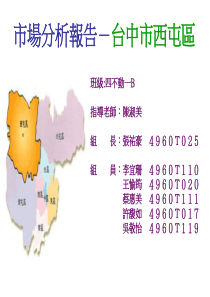 市场分析报告-台中市西屯区