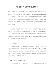 我国电信网IP业务市场发展趋势分析(doc7)(1)