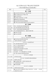 DGJ08-903-XXXX表式(施工单位档案资料整理表式标准)