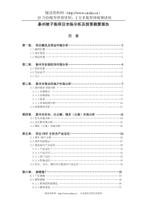 泰州XX街项目市场分析及投资测算报告(DOC49页)