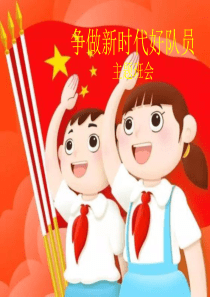 争做新时代好队员主题班会