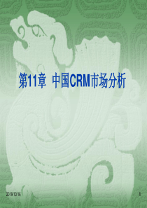 第11章 CRM产品及市场分析