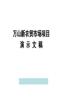 铜仁市万山新农贸市场项目分析报告--888161