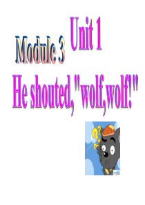 M3-U1-He-shouted-wolf-wolf-ppt-