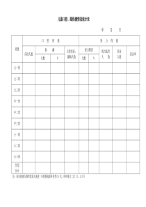 表--儿童口腔、眼保健情况统计表