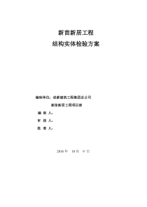 新苗新居建筑工程结构实体检测方案