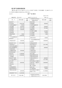 财务报表实例