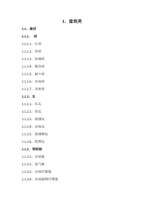 材料分类明细表