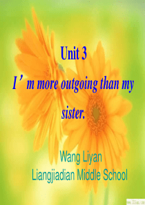 Unit-3----I’m-more-outgoing-than-my-sister复习课件