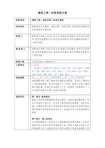 平安_建筑_安装工程_切险方案询价（DOC35页）