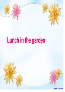 剑桥少儿英语一级下Lunch-in-the-garden