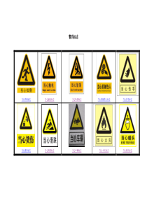 2.常用安全标志-警告标志