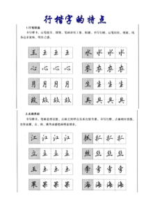 精选行楷字帖全教程精编版(A4打印)