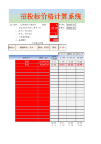 投标报价分数计算器