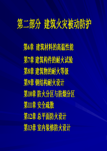 消防工程学第6-9章建筑材料和构件