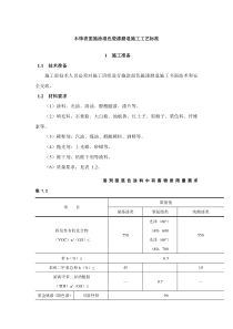 木饰表面施涂混色瓷漆磨退施工工艺标准