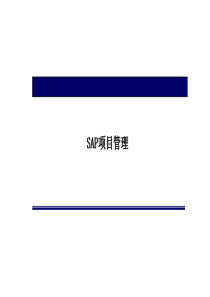 SAP系统PS模块基本原理介绍(1)