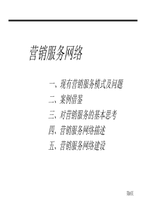 营销服务网络