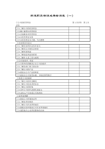 【服务管理】新进员工培训效果检测1