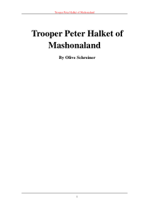 【英文原著类】trooperpeterhalketof