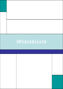 SAP系统活动量成本法介绍(ppt 29)