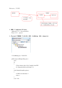 如何在jdeveloper中编写web服务程序