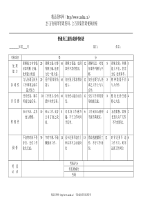 普通员工服务成绩考核表(1)