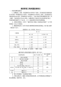 通信管道工程质量监督要点[1]