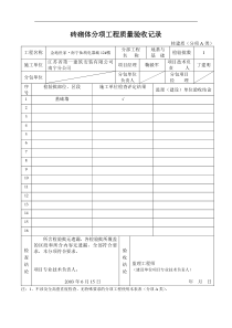 钢筋分项工程质量验收记录（地基与基础）